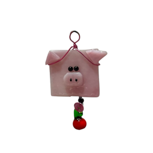 Fused Glass Ornamentals - Piggies