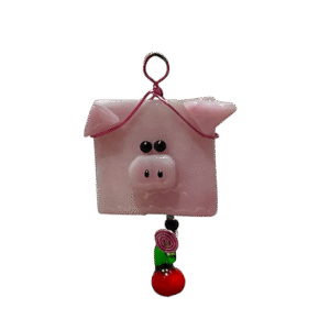Fused Glass Ornamentals - Piggies